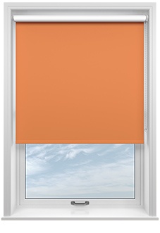 Rimini (Blackout), Tangerine - Twist&Fit Roller Blind